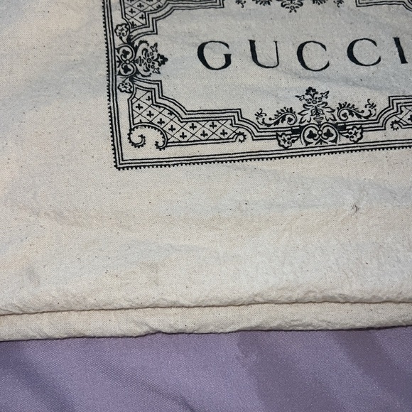 Gucci Ivory Canvas Daily Hobo Bag Tote Farmer’s Market - Picture 7 of 7